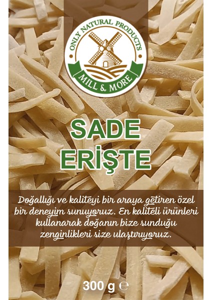 El Yapımı Sade Ev Eriştesi 300 gr