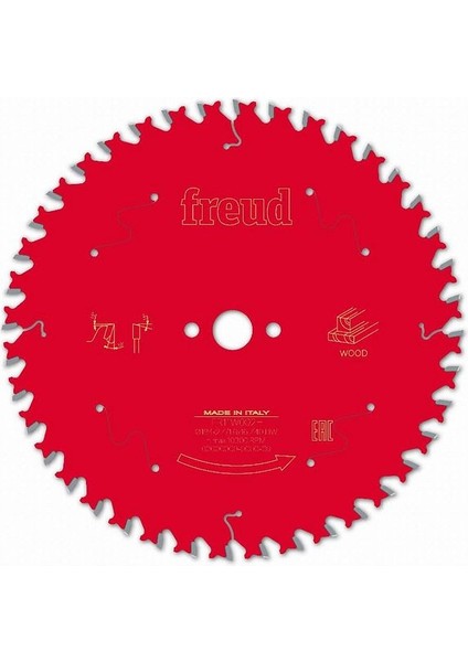 Ahşap Kesim Daire Testere Bıçağı FR11W002H 184 x 2,4 x 16 Diş 40