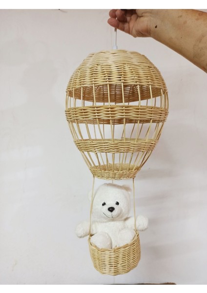Hasır Bambu Rattan Balon Avize Çocuk Odası Avize fiyatları