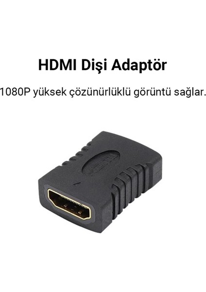 HDMI Dişi To Dişi Birleştirme Uzatma Aparatı