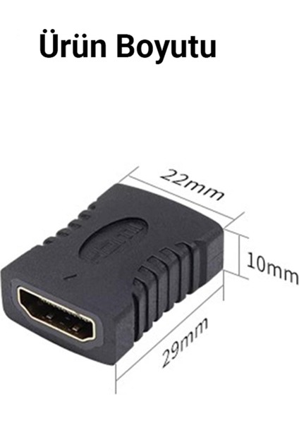 HDMI Dişi To Dişi Birleştirme Uzatma Aparatı
