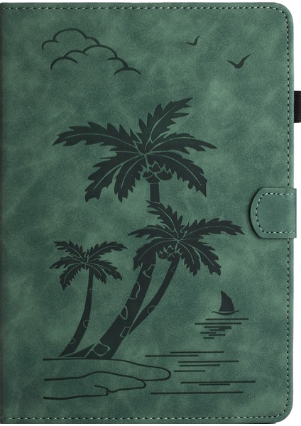 Lenovo Tab M10 Plus 10.6 3. Nesil Için Hindistan Cevizi Ağacı Pu Kılıf (Yurt Dışından) fiyatları