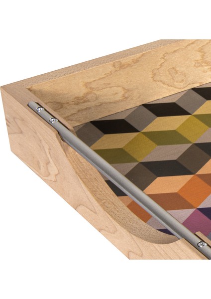 Pantone Ahşap Tepsi