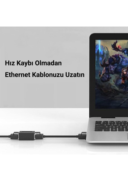 RJ45 Cat6 Cat7 Cat8 Ethernet Kablo Uzatma Aparatı