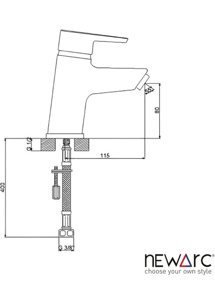 Energy Krom Lavabo Bataryası 891521 modelleri