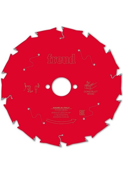 Çivili Ahşap Testere FR13C001H 190 x 30 x 2/1,3 Diş14