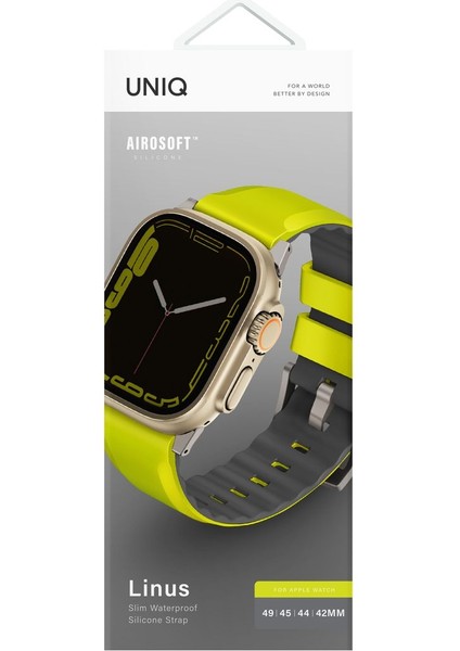 Apple Watch Linus Serisi 49MM - 46MM - 45MM- 44MM Ultra 2/1 Seri 10/9/8/7/se2/se/6/5/4 Kordon Kayış