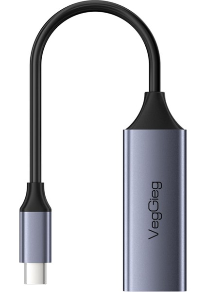 Type-C 1000MBPS Gigabit Ethernet Adaptörü Pc, Mac, Konsol, Tv Box Uyumlu