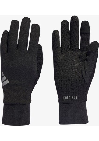 Cold Rdy Unisex Siyah Koşu Eldiveni.-