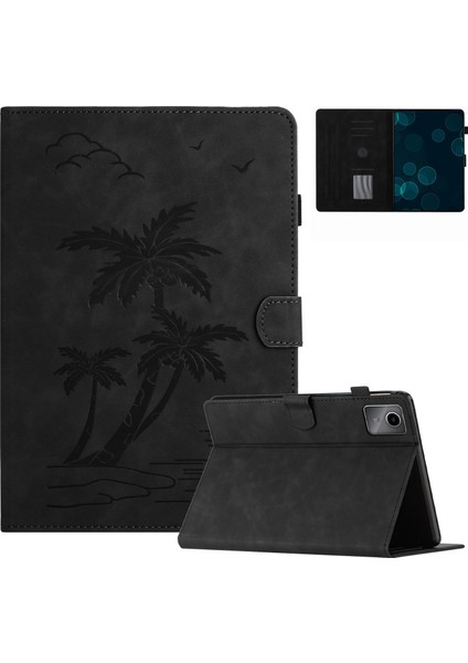 Hindistan Cevizi Ağacı Pu Kılıf Lenovo Tab M11/XIAOXIN Pad 11 2024 (Yurt Dışından)