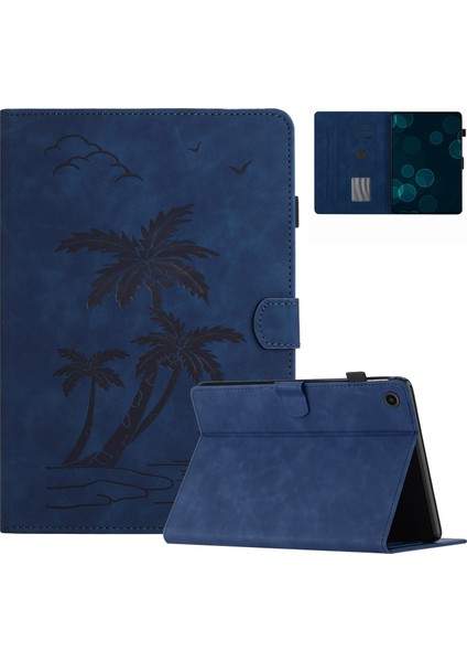 Lenovo Tab M10 3. Nesil Için Hindistan Cevizi Ağacı Pu Kılıf (Yurt Dışından)