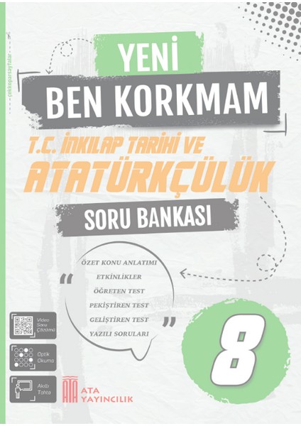 8. Sınıf Yeni Ben Korkmam T.C. İnkılap Tarihi ve Atatürkçülük Sor