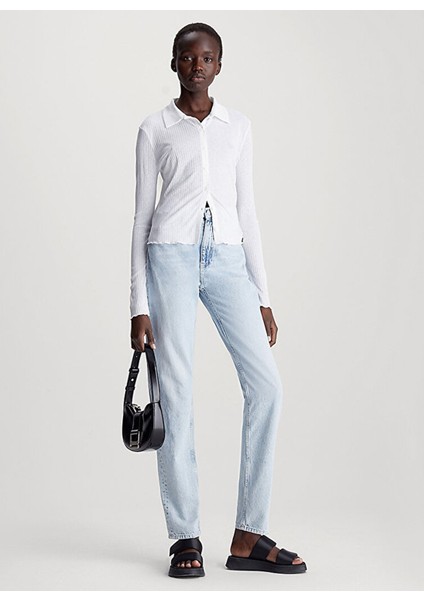 Normal Bel Slim Straight Erkek Denim Pantolon J30J3259991A4 Slım Straıght