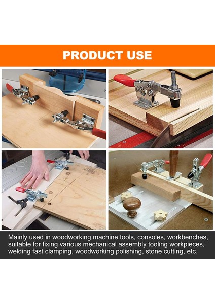 Goodhand GH-12130-SM Yandan Montajlı Dikey Geçişli Kelepçe | 227 kg Kapasiteli Güçlü Kelepçe - Monta indirimleri