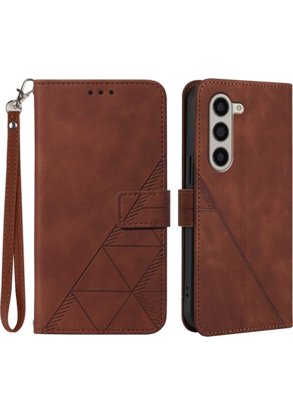 Samsung Galaxy Z Fold 6 5g Pu Deri Bilek Kayışı Manyetik Kapatma Telefon Kapağı (Yurt Dışından)
