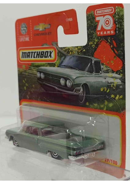 Match.. 70 Years 1:64 1960 Chevy El Camino ( Küçük Boy Metal Araba)