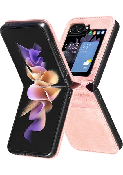 Samsung Galaxy Z Flip6 5g Deri Darbeye Dayanıklı Telefon Kılıfı (Yurt Dışından)