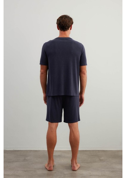 Erkek Flamlı Modal Kısa Kollu T-Shirt fırsatları