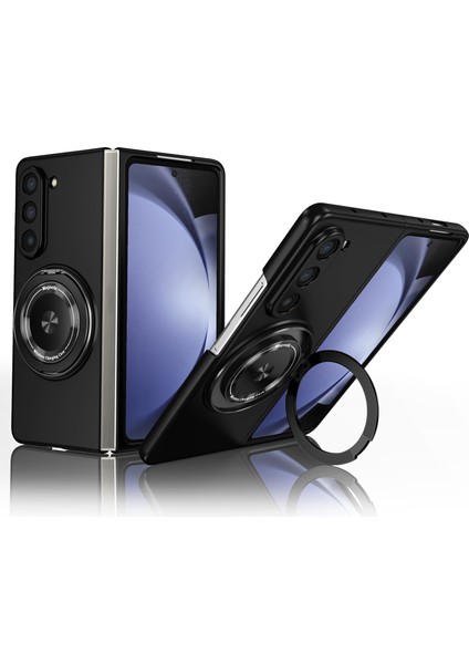 Samsung Galaxy Z Fold 6 5g Manyetik Kickstand Sert Pc Darbeye Dayanıklı Koruyucu Kapak (Yurt Dışından)