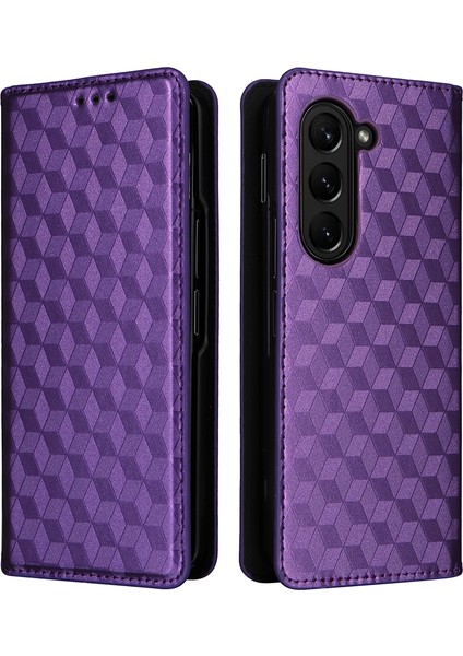 Samsung Galaxy Z Fold 6 5g Cüzdan Pu Deri Telefon Kılıfı (Yurt Dışından)