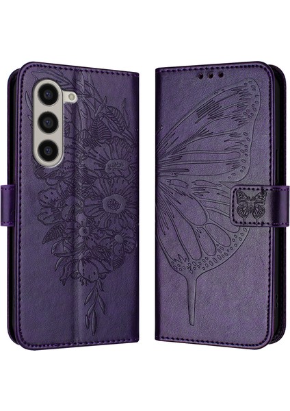 Samsung Galaxy Z Fold 6 5g Cüzdan Deri Telefon Kılıfı El Askısı ile (Yurt Dışından)