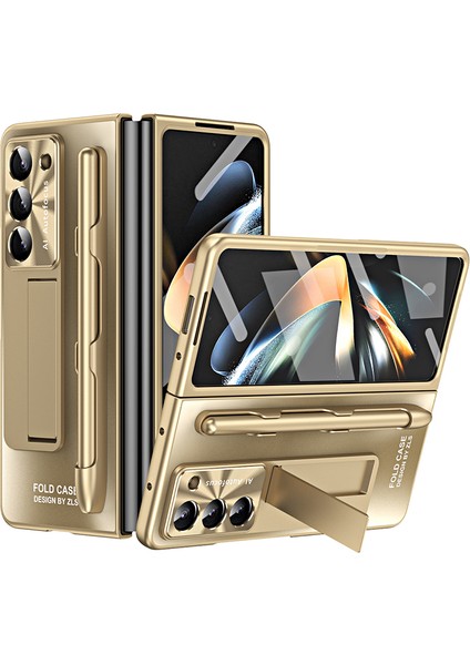 Samsung Galaxy Z Fold 6 5g Kickstand Mat Pc Telefon Kılıfı ve Stylus Kalem (Yurt Dışından)