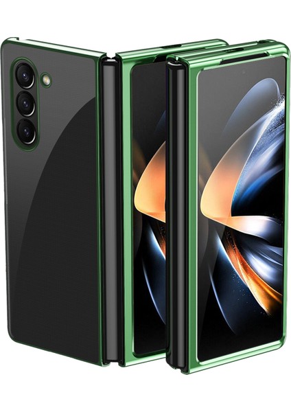 Samsung Galaxy Z Fold 6 5g Clear Pc Galvanik Sert Telefon Kapağı (Yurt Dışından)