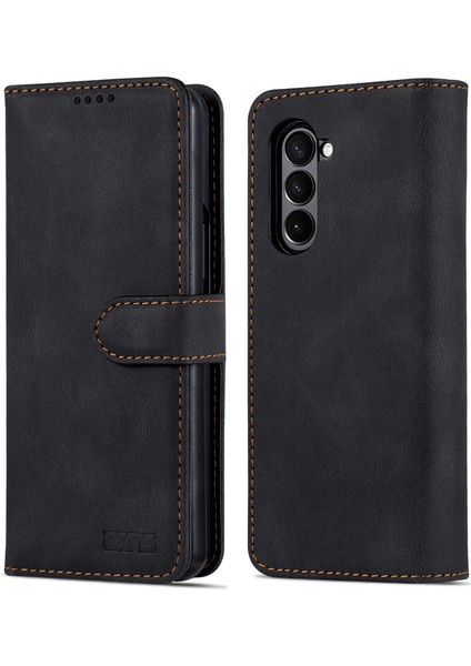 Samsung Galaxy Z Fold 6 5g Cüzdan Standlı Deri Telefon Kılıfı (Yurt Dışından)