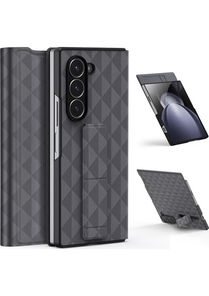 Samsung Galaxy Z Fold 6 5g Deri Telefon Kılıfı, Kart Yuvası Kickstandı (Yurt Dışından)