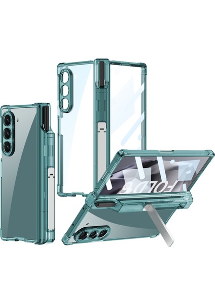 Samsung Galaxy Z Fold 6 5g Drop-Proof Hava Yastığı Menteşe Kalem Yuvası ile Pc Telefon Kılıfı (Yurt Dışından)