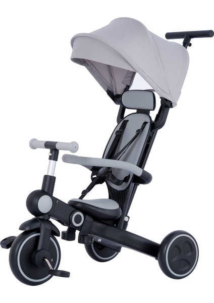 Bebelux Katlanabilir ve Denge Bisikleti Özeliğine Sahip Üç Tekerlekli Bebek ve Çocuk Bisikleti