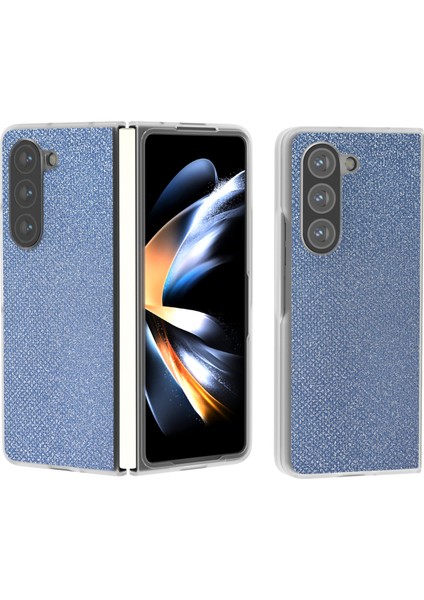 Samsung Galaxy Z Fold 6 5g Yapay Elmas Dokulu Deri + Pc Telefon Kılıfı (Yurt Dışından)