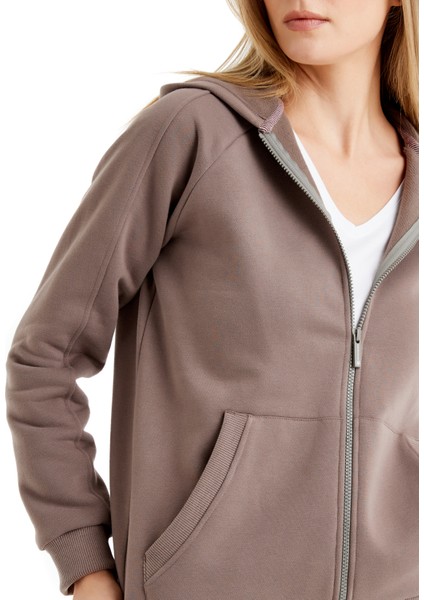 Kadın Sweatshirt 60463 - Vizon indirimleri