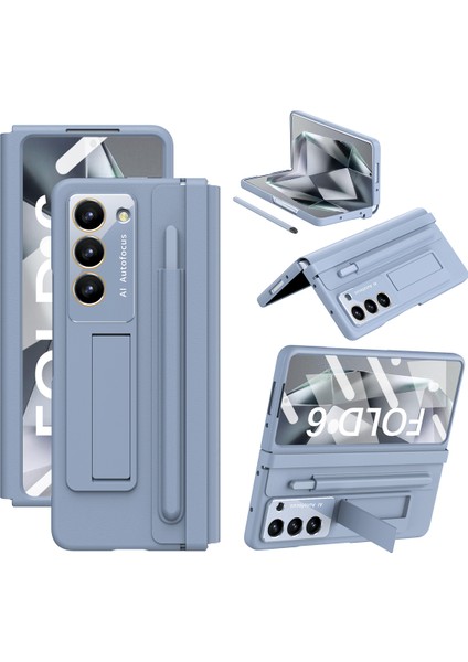 Samsung Galaxy Z Fold 6 5g Deri Arka Kapak / Stylus Kalem (Yurt Dışından)