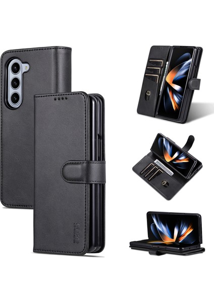 Samsung Galaxy Z Fold 6 5g Cüzdan Pc Iç Pu Deri Telefon Kapağı (Yurt Dışından)