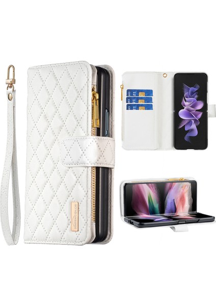 Samsung Galaxy Z Fold 6 5g Pu Deri Fermuar Cep Telefonu Kapağı (Yurt Dışından)