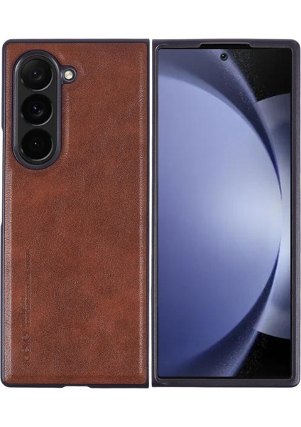 Samsung Galaxy Z Fold 6 5g Deri+Tpu+Pc Telefon Kılıfı (Yurt Dışından)