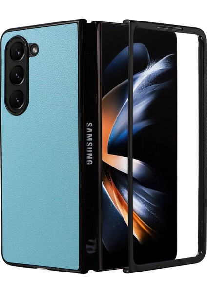 Samsung Galaxy Z Fold 6 5g Litchi Doku Deri Kaplamalı Pc Telefon Kapağı (Yurt Dışından)