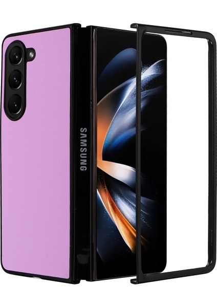 Samsung Galaxy Z Fold 6 5g Pu Deri+Pc Katlanır Telefon Kılıfı (Yurt Dışından)