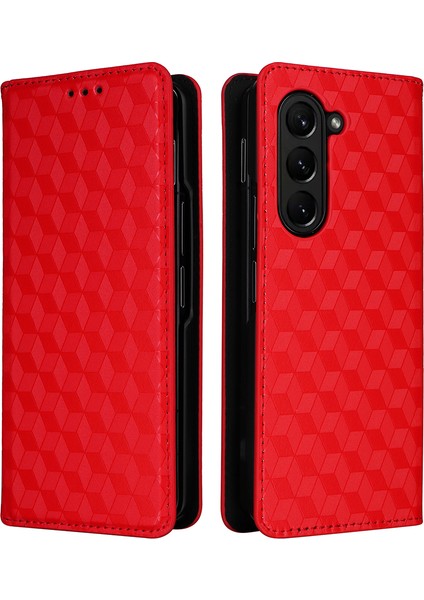Samsung Galaxy Z Fold 6 5g Cüzdan Pu Deri Telefon Kılıfı (Yurt Dışından)