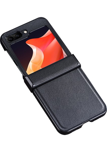 Samsung Galaxy Z Flip6 5g Pu Deri+Pc Telefon Kılıfı (Yurt Dışından)