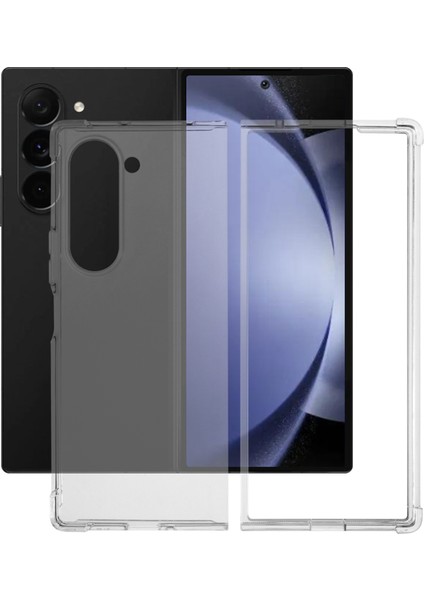 Samsung Galaxy Z Fold 6 5g Aşınmaya Dayanıklı Çizilmez Şeffaf Telefon Kapağı (Yurt Dışından)
