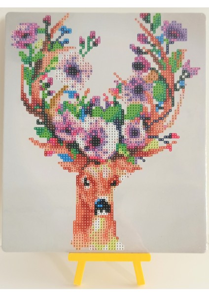 Elmas Boyama Kristal Taşlı Mozik Tablo Boncuklu Goblen Çocuklar Için EBAT21X25CM