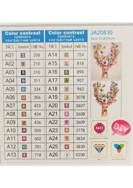 Elmas Boyama Kristal Taşlı Mozik Tablo Boncuklu Goblen Çocuklar Için EBAT21X25CM fiyatları