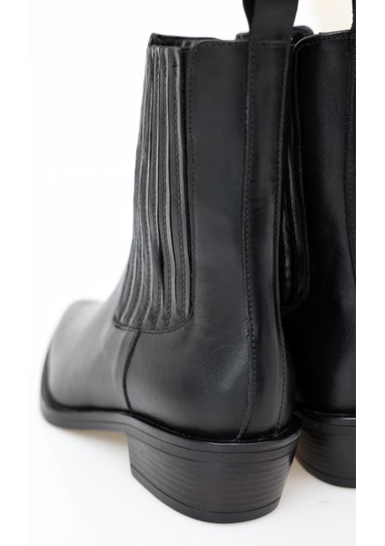 Siyah Chelsea Western Bot 122602 indirimleri