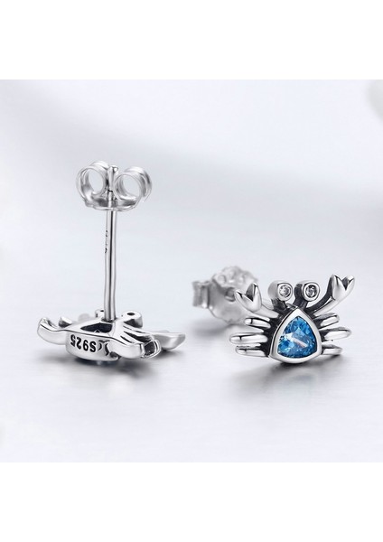 Küçük Yengeç S925 Ayar Gümüş Küpe (Yurt Dışından) modelleri