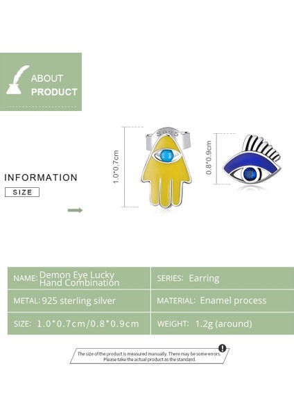 Şeytan Gözü Şanslı Kulak Saplama (Yurt Dışından) fiyatları