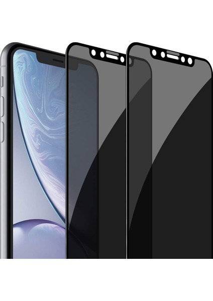 Apple iPhone Xr Tam Kaplayan Hayalet Ekran Koruyucu Seramik Nano iphone Xr Privacy