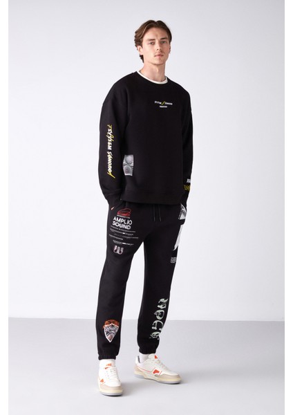 Vent Relaxed Siyah Sweatshirt fiyatları