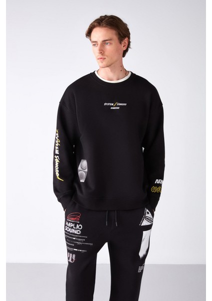 Vent Relaxed Siyah Sweatshirt fırsatları